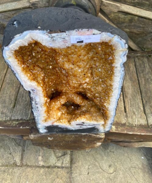Citrine Geode 356 Crystal Cluster Druzy Premium Grade 23.75kg H43xW25xD22cm - Image 6