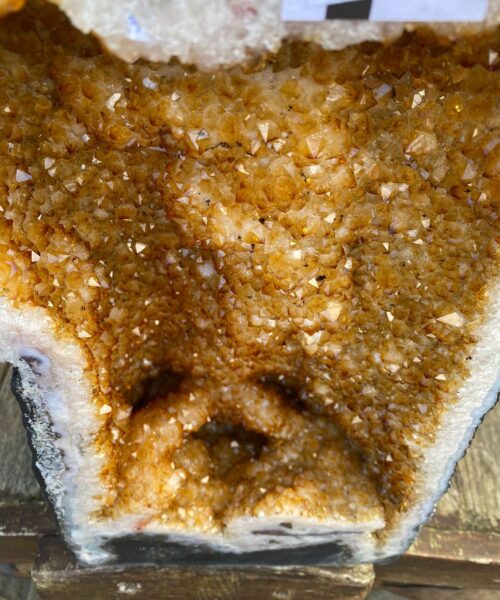 Citrine Geode 356 Crystal Cluster Druzy Premium Grade 23.75kg H43xW25xD22cm - Image 7