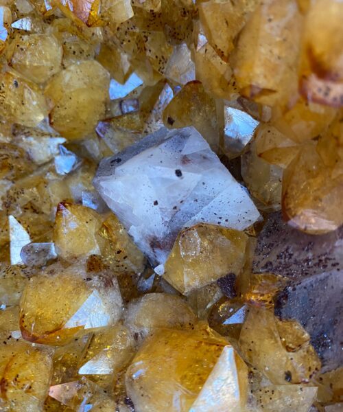 Tall Citrine Geode 362 Crystal Cluster Druzy Premium Grade 49.75kg H67xW29xD27cm - Image 10