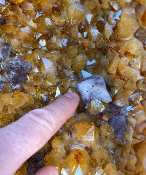 Tall Citrine Geode 362 Crystal Cluster Druzy Premium Grade 49.75kg H67xW29xD27cm - Image 11