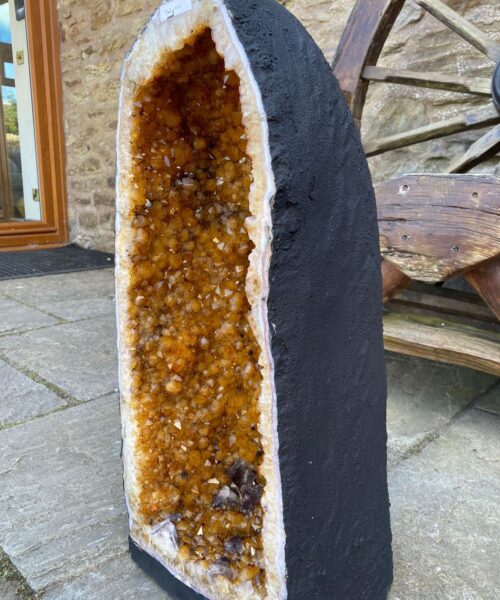 Tall Citrine Geode 362 Crystal Cluster Druzy Premium Grade 49.75kg H67xW29xD27cm - Image 3