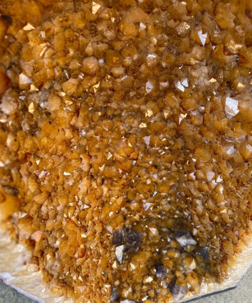 Tall Citrine Geode 362 Crystal Cluster Druzy Premium Grade 49.75kg H67xW29xD27cm - Image 6