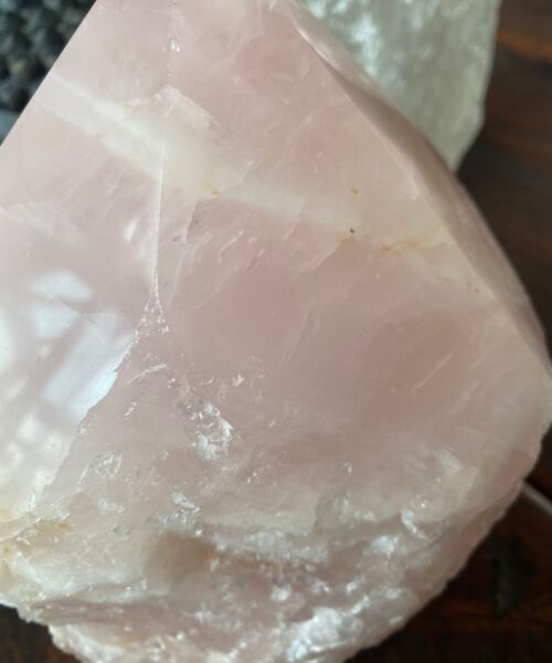 HUGE Extra Large Tall Point 12 Premium Rose Quartz Pink Crystal Quartz 5255g H22xW15xD13cm - Image 6