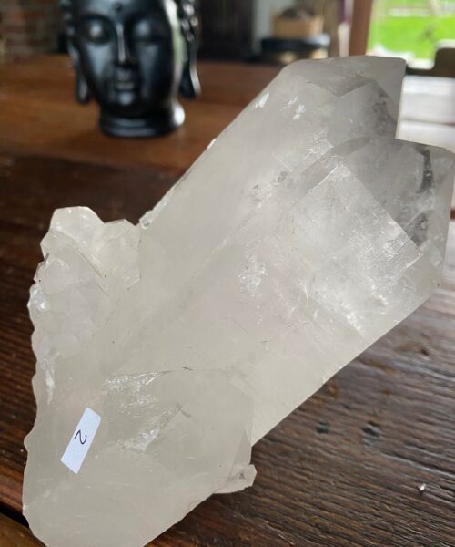 Large Premium Rare Clear White Rock Crystal Cluster 2 - 1.225kg H8xW15xD8cm - Image 10