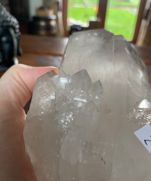 Large Premium Rare Clear White Rock Crystal Cluster 2 - 1.225kg H8xW15xD8cm - Image 14