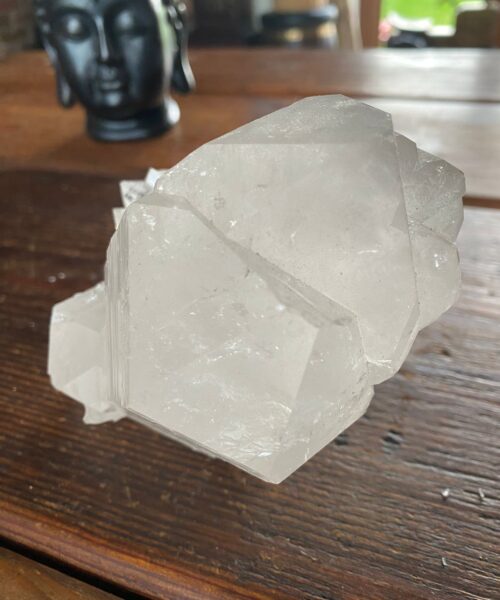 Large Premium Rare Clear White Rock Crystal Cluster 2 - 1.225kg H8xW15xD8cm - Image 3