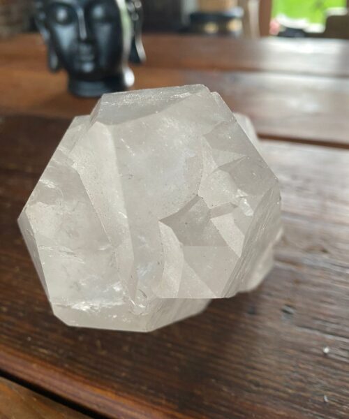 Large Premium Rare Clear White Rock Crystal Cluster 2 - 1.225kg H8xW15xD8cm - Image 4