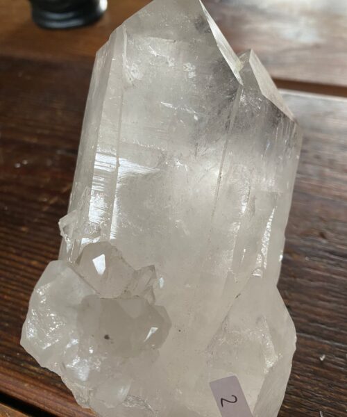 Large Premium Rare Clear White Rock Crystal Cluster 2 - 1.225kg H8xW15xD8cm - Image 9