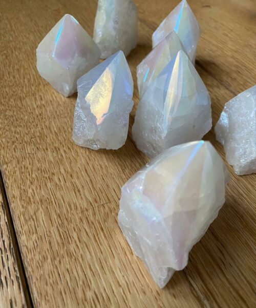 Premium Angel Aura Crystal Clear Quartz Point Tower approx. 100g-200g - H8 x W7cm Picked at Random - Image 16