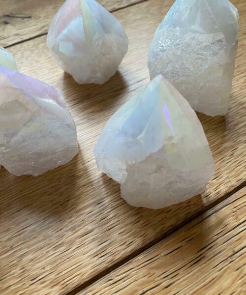 Premium Angel Aura Crystal Clear Quartz Point Tower approx. 100g-200g - H8 x W7cm Picked at Random - Image 18