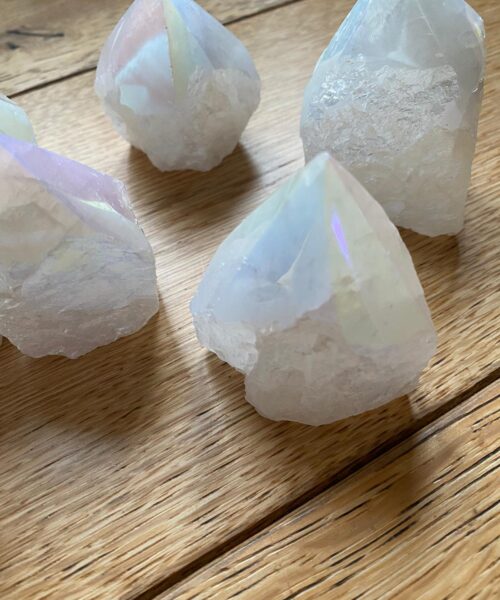 Premium Angel Aura Crystal Clear Quartz Point Tower approx. 100g-200g - H8 x W7cm Picked at Random - Image 8