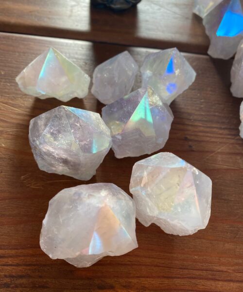 Premium Angel Aura Crystal Clear Quartz Point Tower approx. 50-100g - H6 x W5cm Picked at Random - Image 3