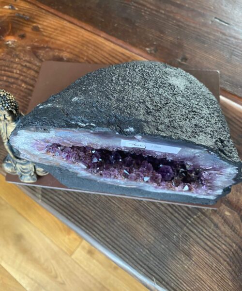 Amethyst Crystal Geode 760 Premium Queen Grade 7.03kg H18xW21xD16cm - Image 2