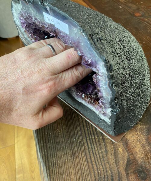 Amethyst Crystal Geode 760 Premium Queen Grade 7.03kg H18xW21xD16cm - Image 10