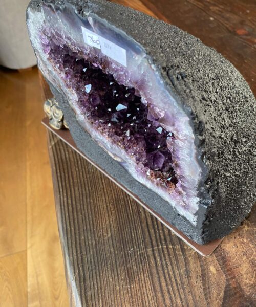 Amethyst Crystal Geode 760 Premium Queen Grade 7.03kg H18xW21xD16cm - Image 9