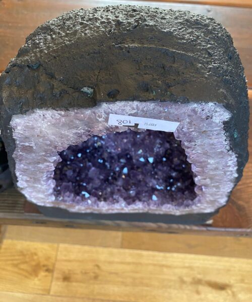 Amethyst Crystal Geode 801 Premium Queen Grade 15.66kg H30xW24xD17cm - Image 9