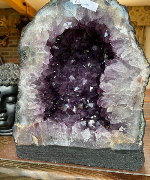 Amethyst Crystal Geode 802 Premium Queen Grade 13.05kg H27xW23xD17cm - Image 14
