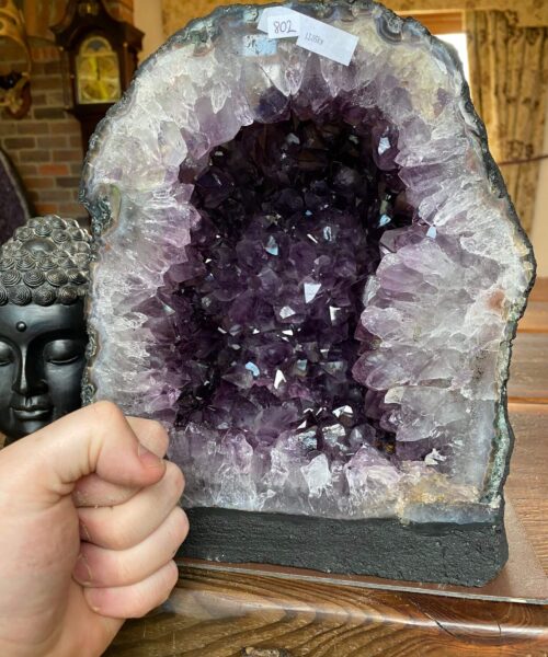 Amethyst Crystal Geode 802 Premium Queen Grade 13.05kg H27xW23xD17cm - Image 13