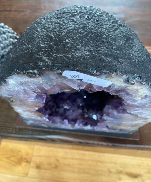 Amethyst Crystal Geode 802 Premium Queen Grade 13.05kg H27xW23xD17cm - Image 12