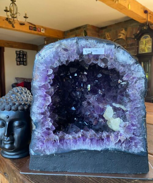 Amethyst Crystal Geode 816 Premium Queen Grade 16.44kg H29xW26xD18cm - Image 14