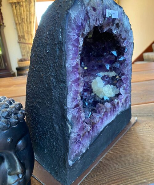 Amethyst Crystal Geode 816 Premium Queen Grade 16.44kg H29xW26xD18cm - Image 5