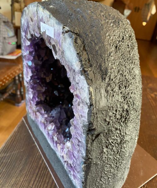 Amethyst Crystal Geode 816 Premium Queen Grade 16.44kg H29xW26xD18cm - Image 4
