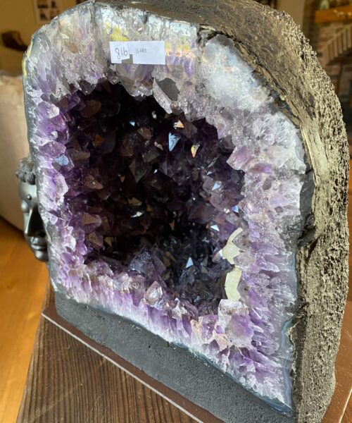 Amethyst Crystal Geode 816 Premium Queen Grade 16.44kg H29xW26xD18cm - Image 3