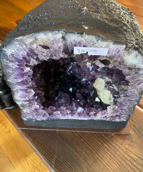 Amethyst Crystal Geode 816 Premium Queen Grade 16.44kg H29xW26xD18cm - Image 13