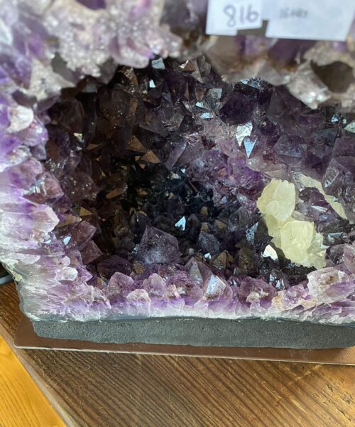 Amethyst Crystal Geode 816 Premium Queen Grade 16.44kg H29xW26xD18cm - Image 12