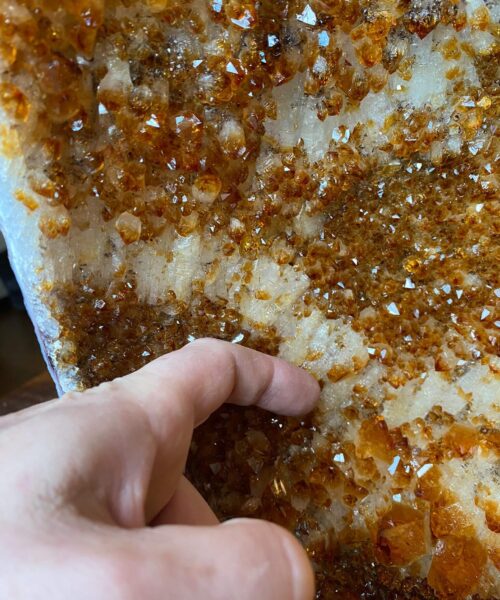 Tall Citrine Geode 388 Crystal Cluster Druzy Premium Grade 24.24kg H48xW36xD22cm - Image 11