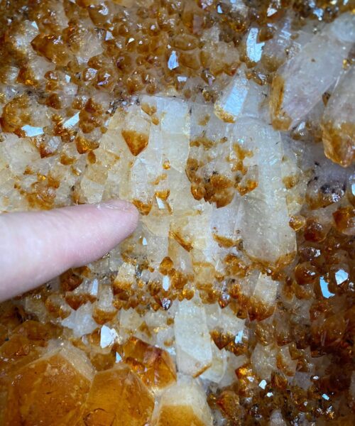 Tall Citrine Geode 388 Crystal Cluster Druzy Premium Grade 24.24kg H48xW36xD22cm - Image 9