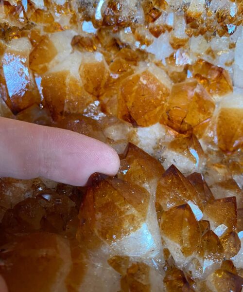 Tall Citrine Geode 388 Crystal Cluster Druzy Premium Grade 24.24kg H48xW36xD22cm - Image 7