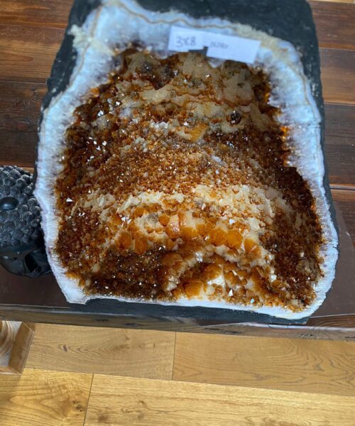 Tall Citrine Geode 388 Crystal Cluster Druzy Premium Grade 24.24kg H48xW36xD22cm - Image 18