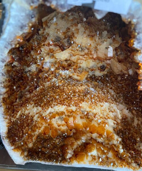 Tall Citrine Geode 388 Crystal Cluster Druzy Premium Grade 24.24kg H48xW36xD22cm - Image 17
