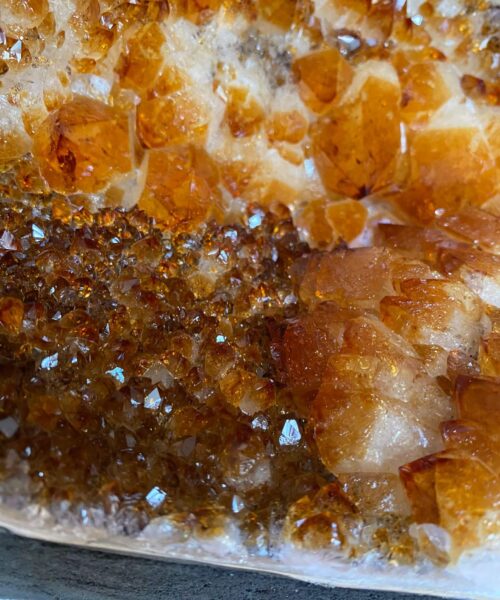 Tall Citrine Geode 388 Crystal Cluster Druzy Premium Grade 24.24kg H48xW36xD22cm - Image 14