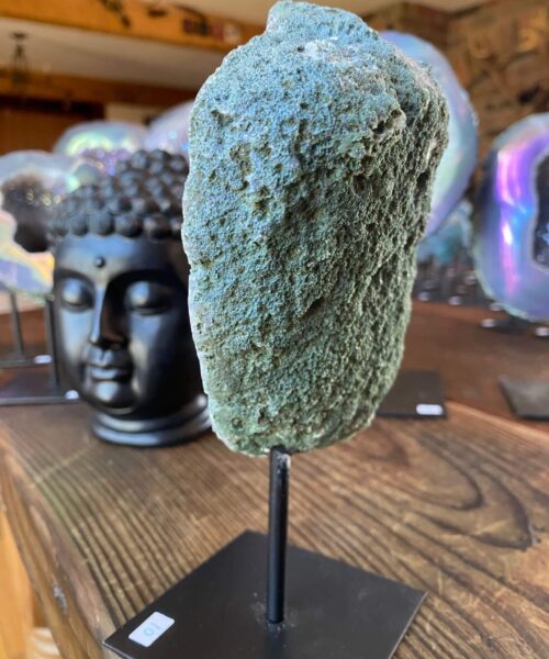 Premium High Grade Amethyst Angel Aura Geode on Stand 10 Mini Geode 973g H19xW12xD7cm - Image 8