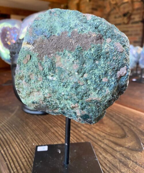 Premium High Grade Amethyst Angel Aura Geode on Stand 5 Mini Geode 1.010kg H18xW11xD7cm - Image 6