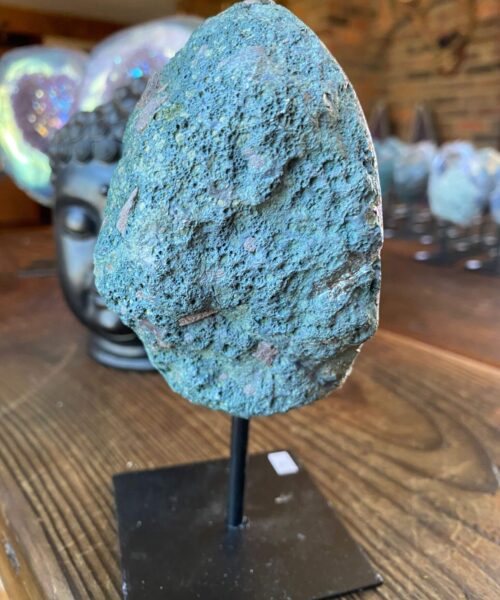 Premium High Grade Amethyst Angel Aura Geode on Stand 5 Mini Geode 1.010kg H18xW11xD7cm - Image 5