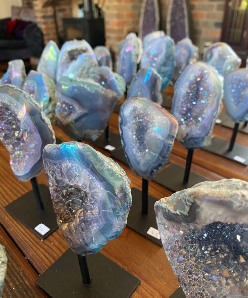 Amethyst Angel Aura Geodes Small