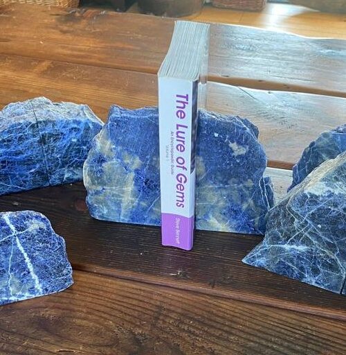 HUGE Heavy Giant High Quality Sodalite Blue Quartz Crystal Quartz Gemstone Natural Bookends Pair Ornament