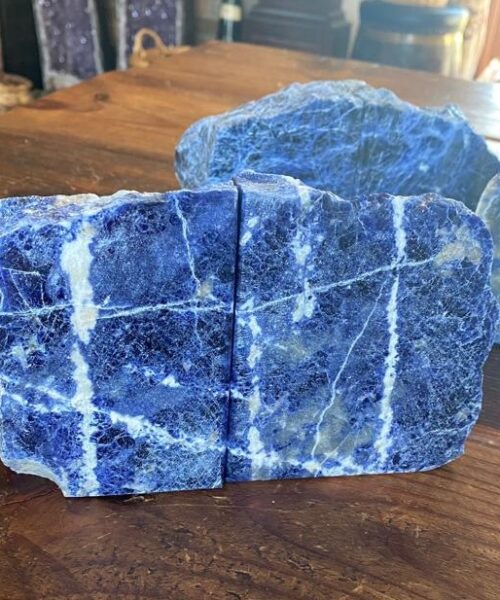 Sodalite Bookends