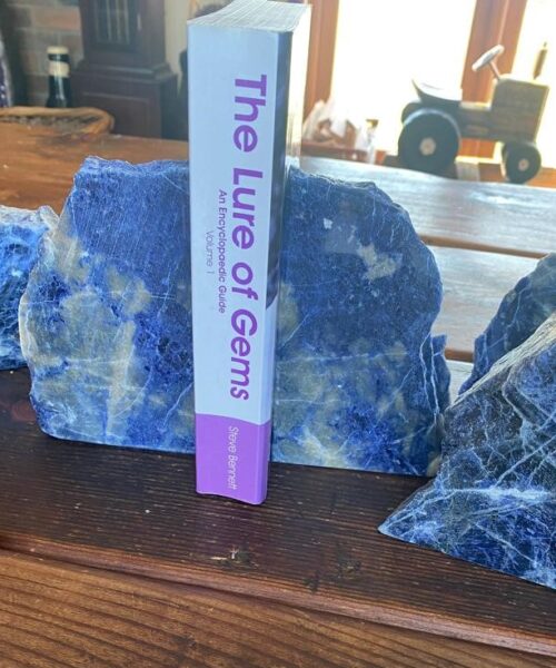 HUGE Heavy Giant High Quality Sodalite Blue Quartz Crystal Quartz Gemstone Natural Bookends Pair Ornament - Image 9