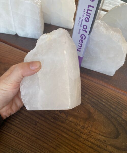 HUGE Heavy Giant High Quality White Quartz Crystal Quartz Gemstone Natural Bookends Pair Ornament - Image 11