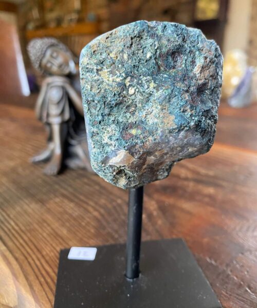 Premium High Grade Amethyst Angel Aura Geode on Stand 31 Mini Geode 223g H11.5xW5.5xD4cm - Image 7