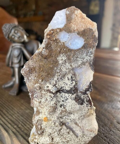 Premium High Grade Citrine Druzy 147 Mini Geode Cluster Piece 651g H12xW6xD6cm - Image 4