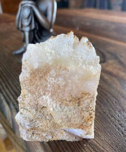 Premium High Grade Citrine Druzy 149 Mini Geode Cluster Piece 291g H7.5xW5.5xD5.5cm - Image 4