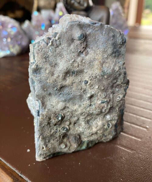 Premium High Grade Amethyst Angel Aura Druzy 168 Mini Geode Cluster Piece Cut Base 364g H9xW7xD3.5cm - Image 8