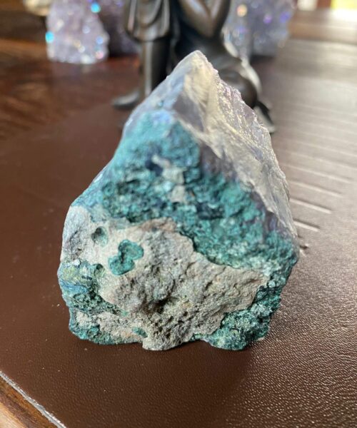 Premium High Grade Amethyst Angel Aura Druzy 178 Mini Geode Cluster Piece Cut Base 218g H7xW5xD5cm - Image 7