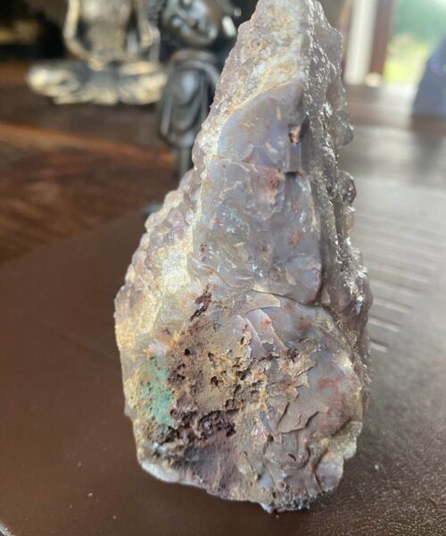 Premium High Grade Amethyst Angel Aura Druzy 180 Mini Geode Cluster Piece Cut Base 329g H10xW6xD4.5cm - Image 7