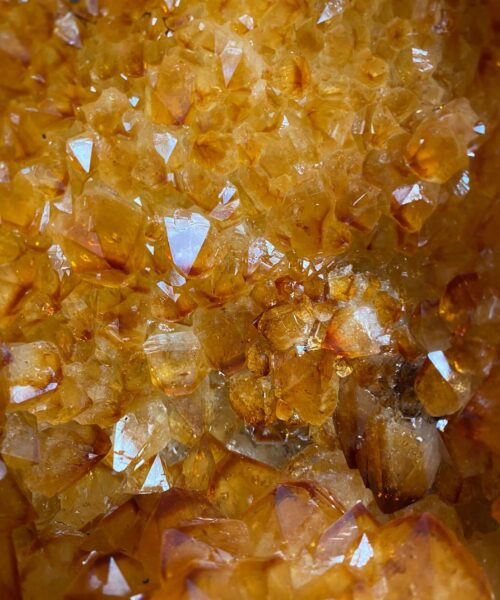 Citrine Geode PAIR 400 & 401 Crystal Cluster Druzy Premium Grade 12kg each H32xW24xD16cm - Image 4